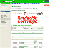 Tablet Screenshot of galiciaempleo.net